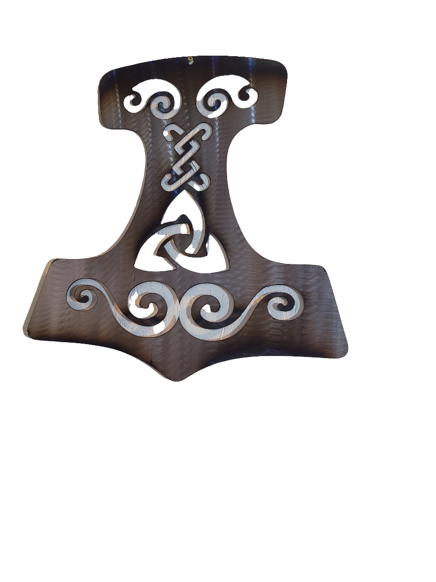 Thors hammer wall art