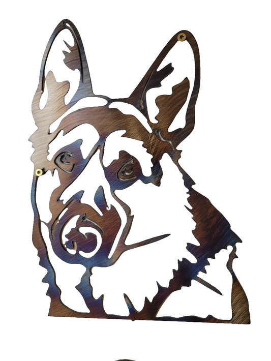 German Shepherd Straight Wall art